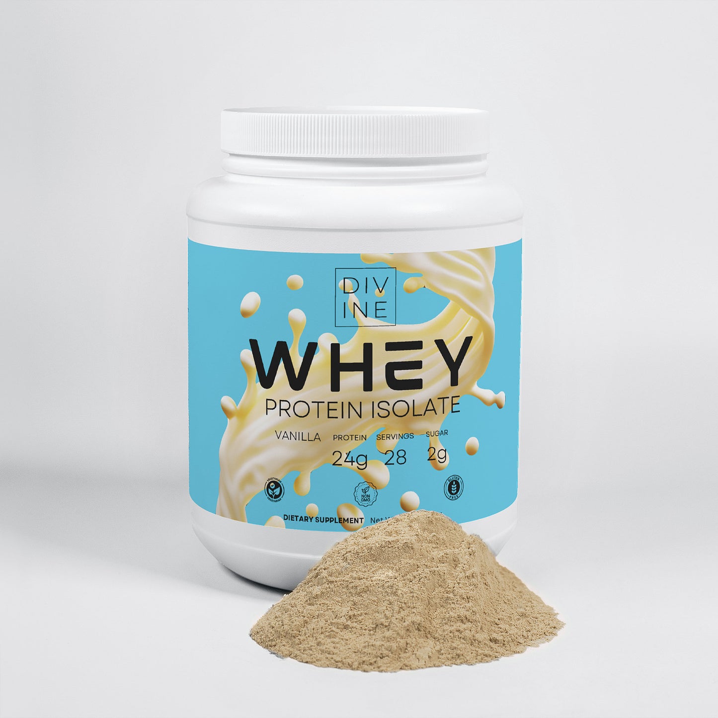 100% Pure Whey Protein Isolate