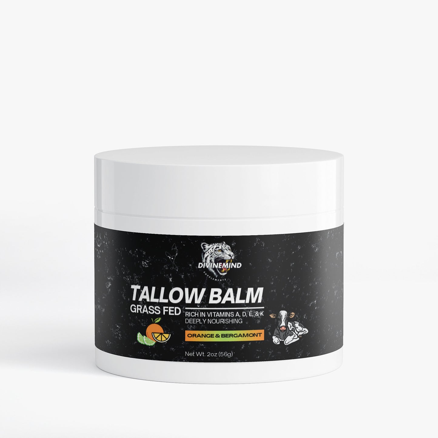 Grass-Fed Tallow Balm – Orange & Bergamot