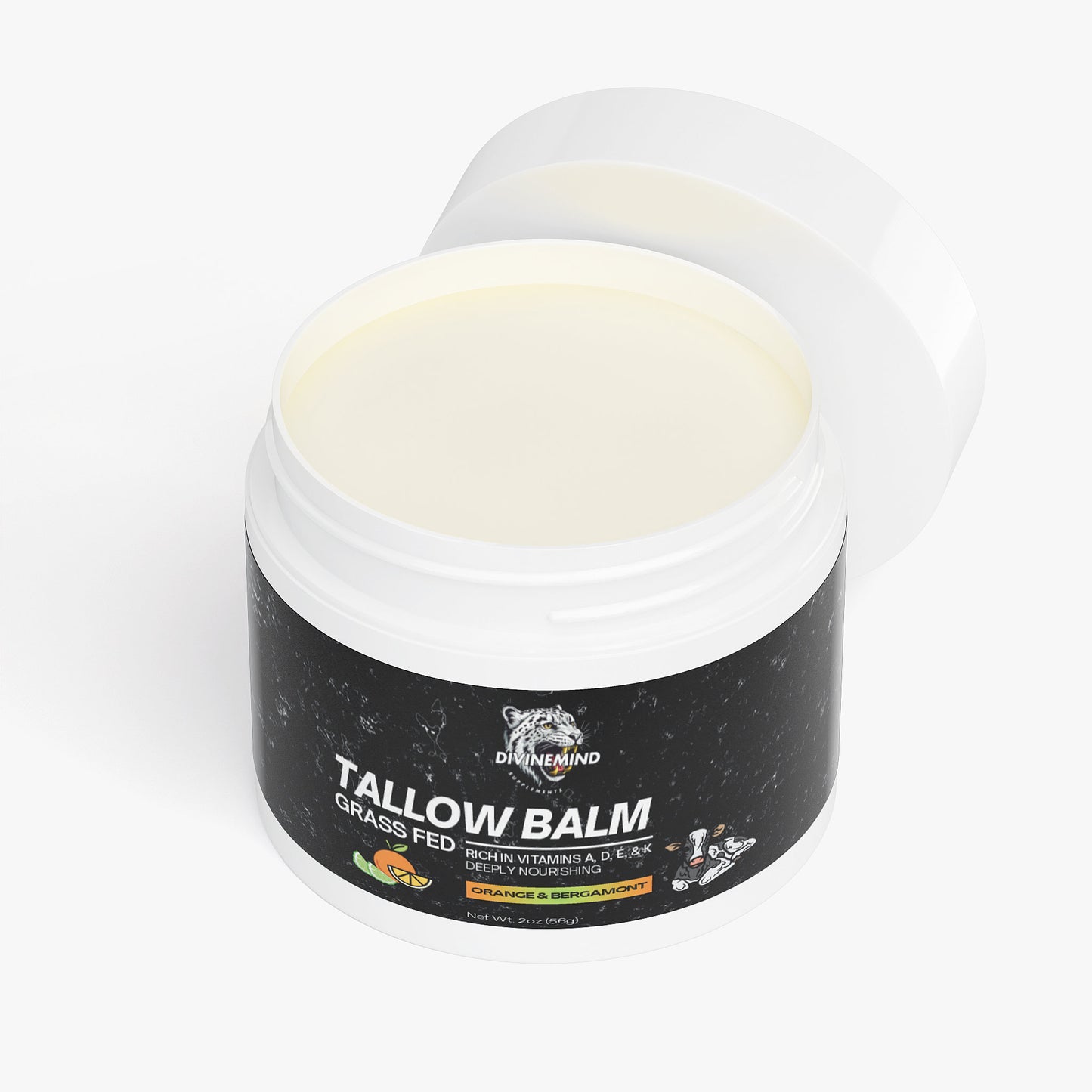 Grass-Fed Tallow Balm – Orange & Bergamot