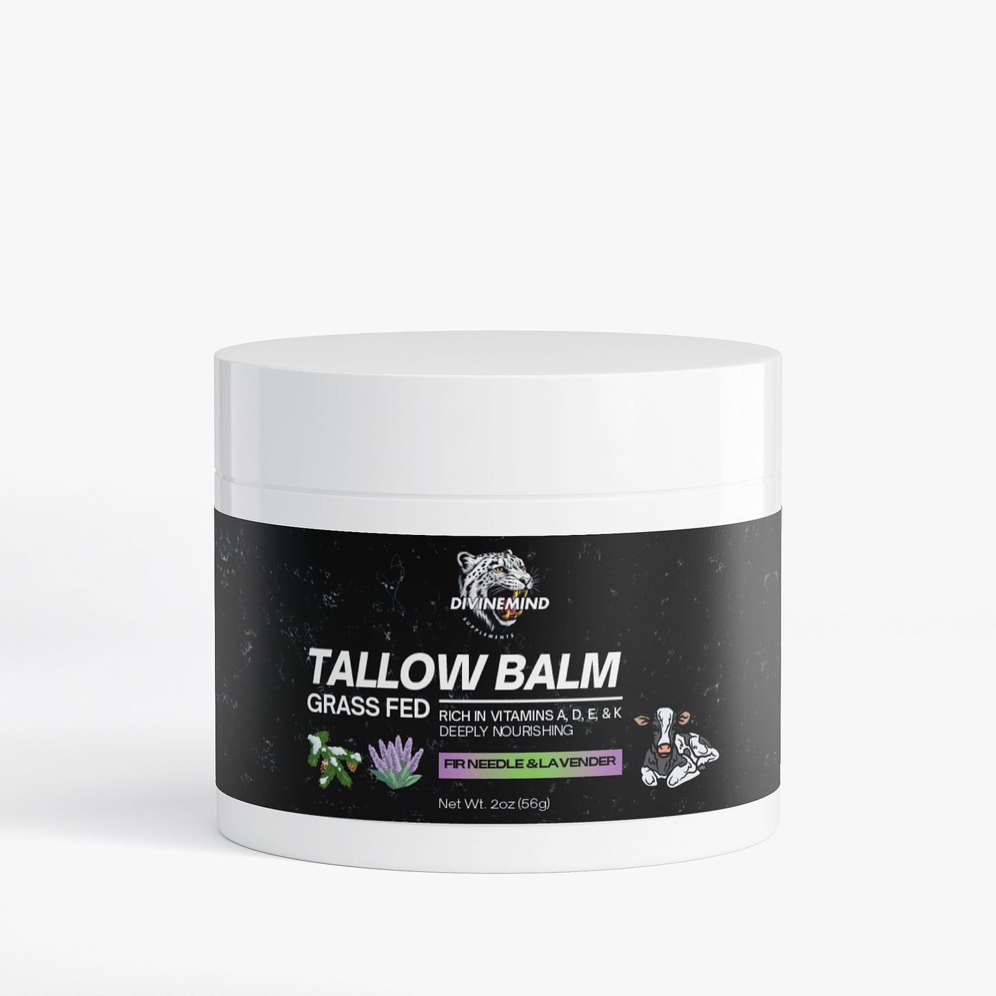 Grass-Fed Tallow Balm – Fir Needle & Lavender