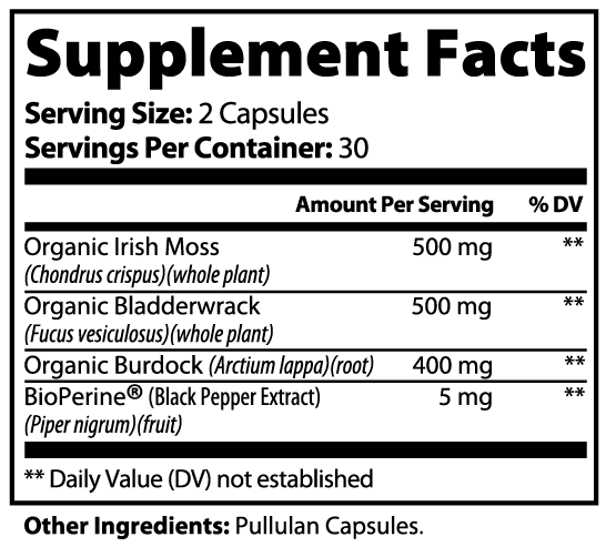 Irish Sea Moss Capsules