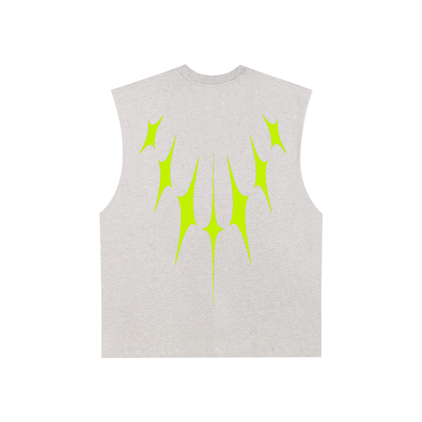 Raw Edge Cotton Tank Top