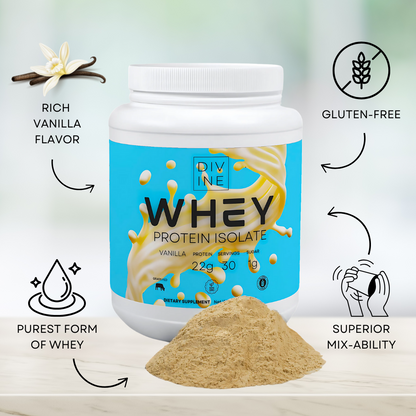 100% Pure Whey Protein Isolate