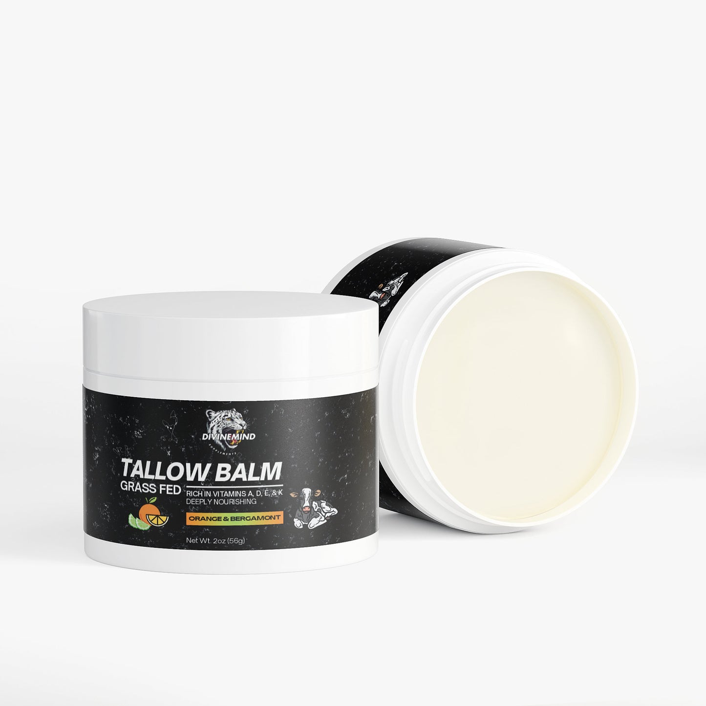 Grass-Fed Tallow Balm – Orange & Bergamot