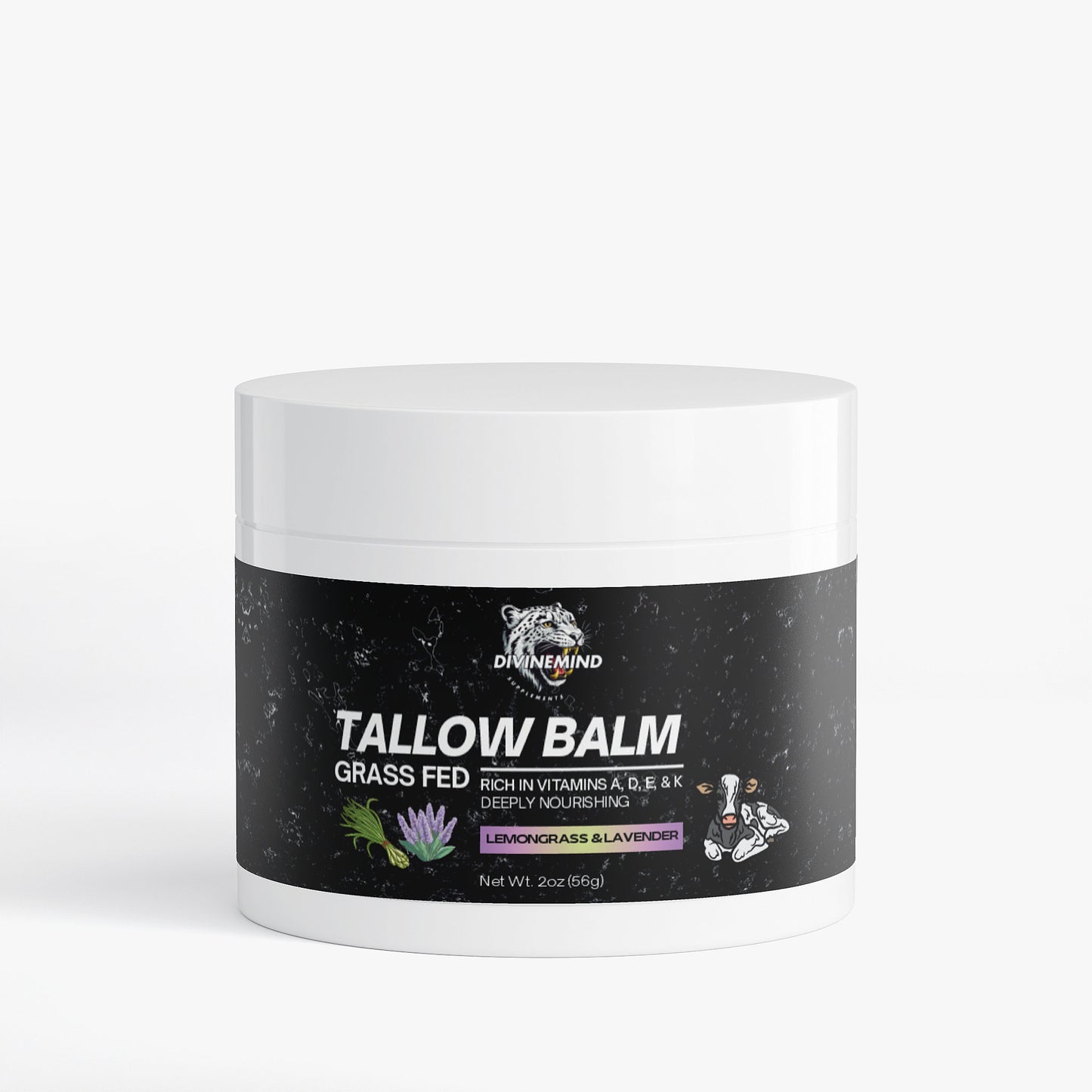 Grass-Fed Tallow Balm - Lemongrass & Lavender