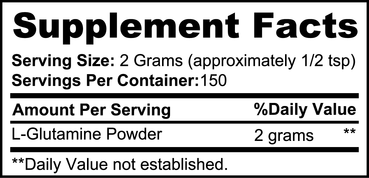 L-Glutamine Powder – 5000mg per Serving | Recovery & Muscle Support