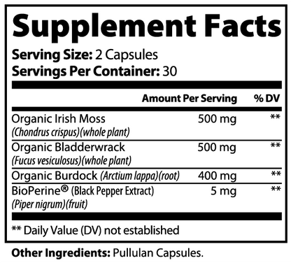 Irish Sea Moss Capsules