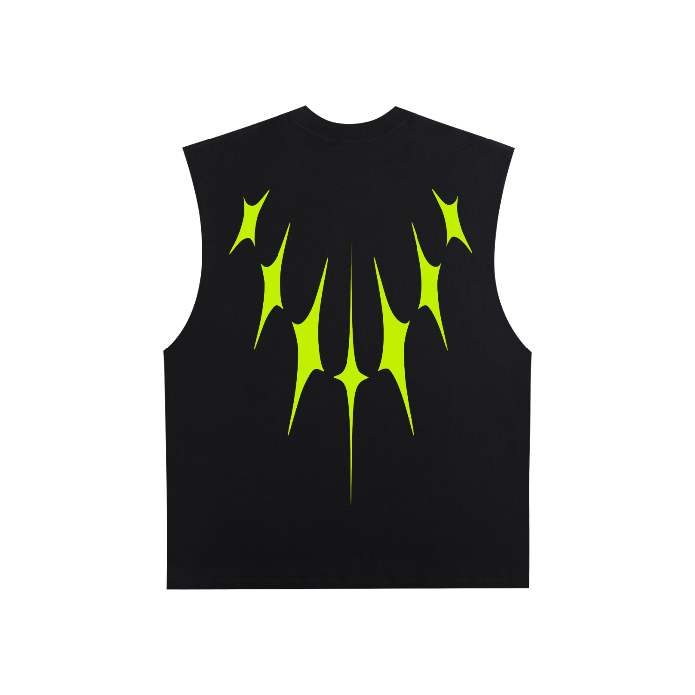 Raw Edge Cotton Tank Top