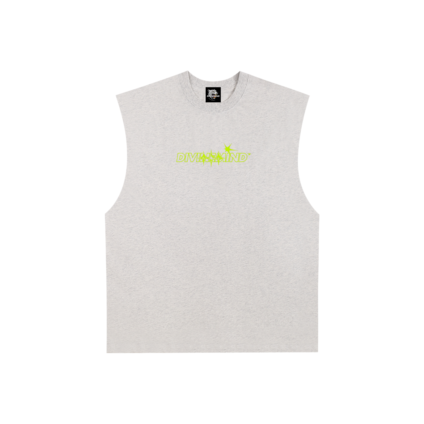 Raw Edge Cotton Tank Top