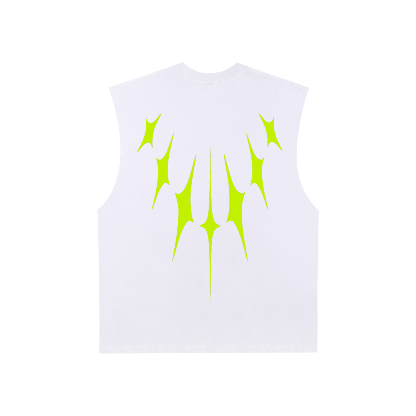 Raw Edge Cotton Tank Top