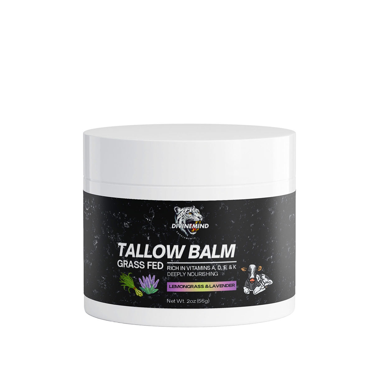 Grass-Fed Tallow Balm - Lemongrass & Lavender